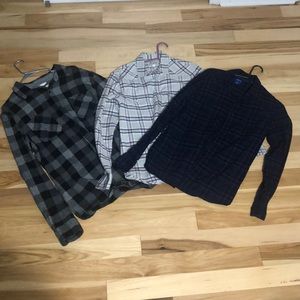 Men’s flannel 3 lot!
